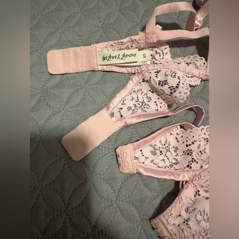 NWOT For Love & Lemons Creamsicle Lace Bodysuit Teddy - Picture 13 of 14